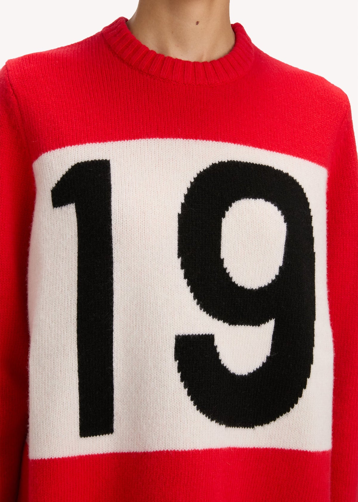 Bella Freud New Era 1970 Jumper Red