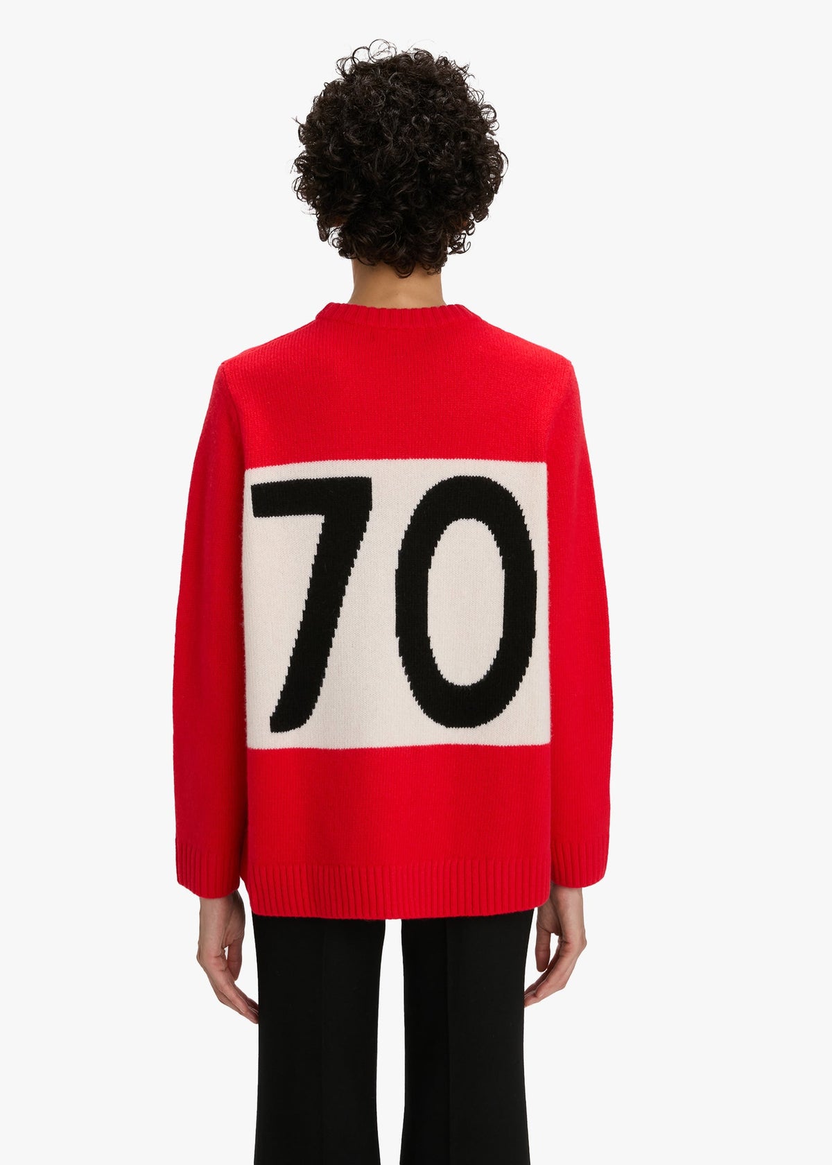Bella Freud New Era 1970 Jumper Red