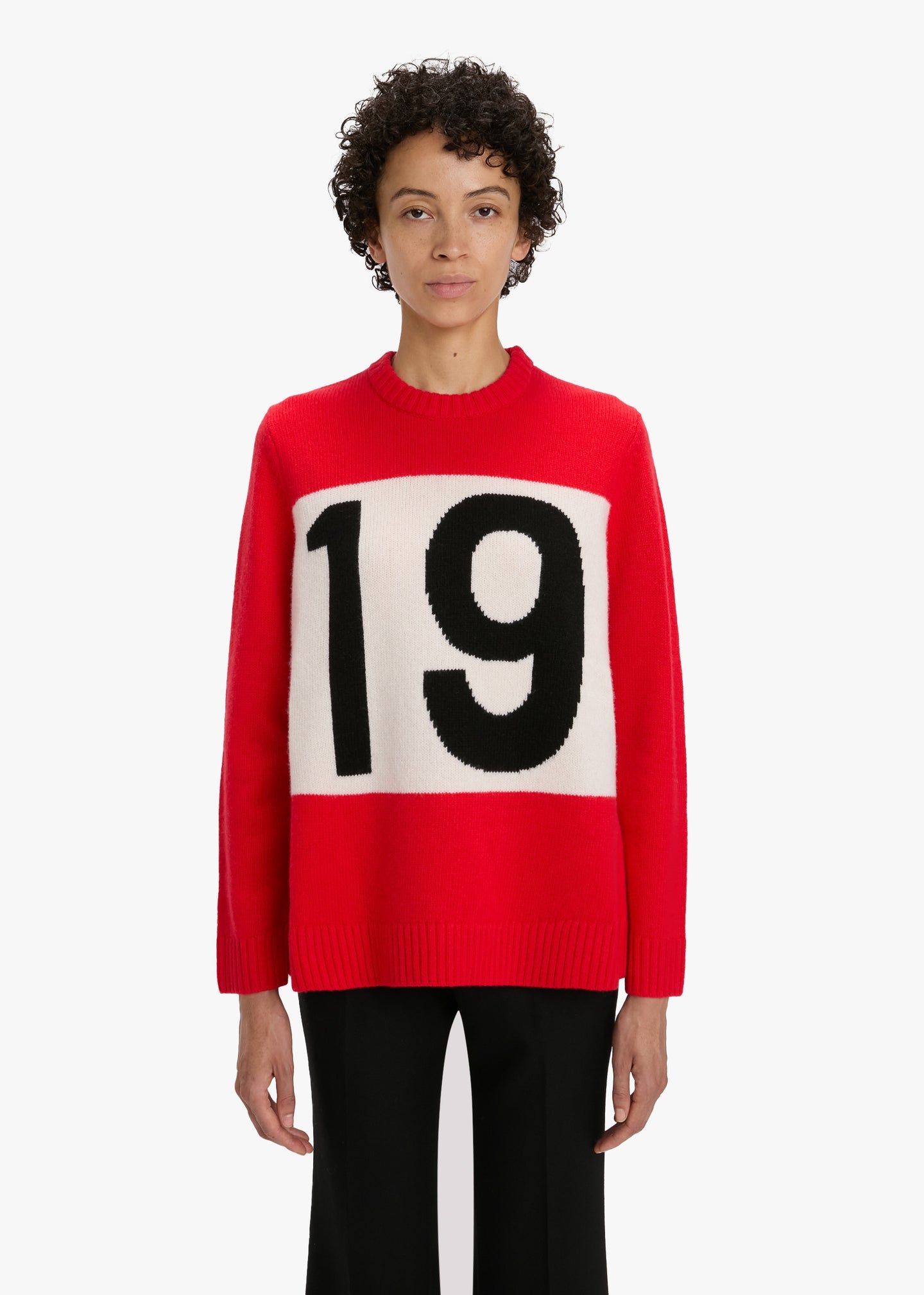 Bella Freud New Era 1970 Jumper Red