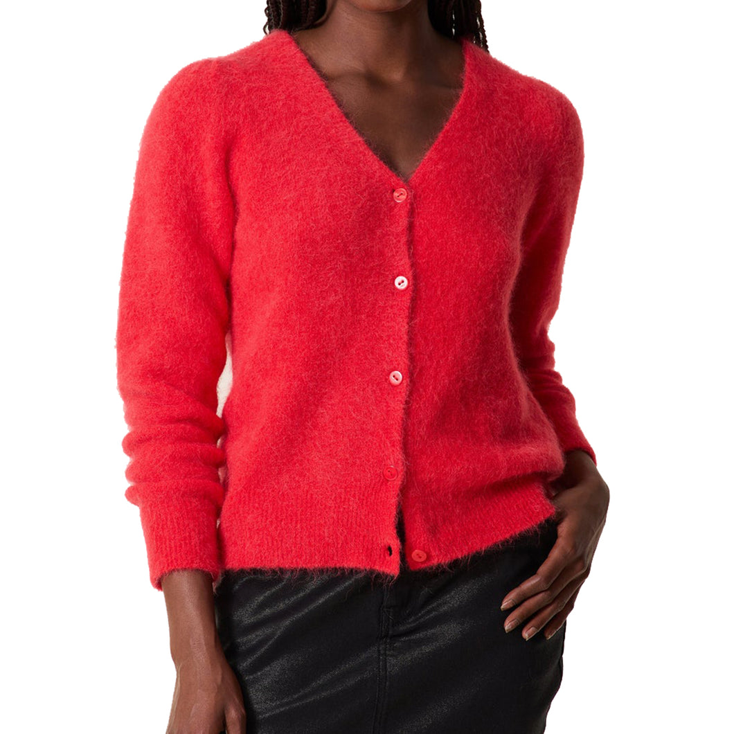 Leon & Harper Mad Cardigan Red