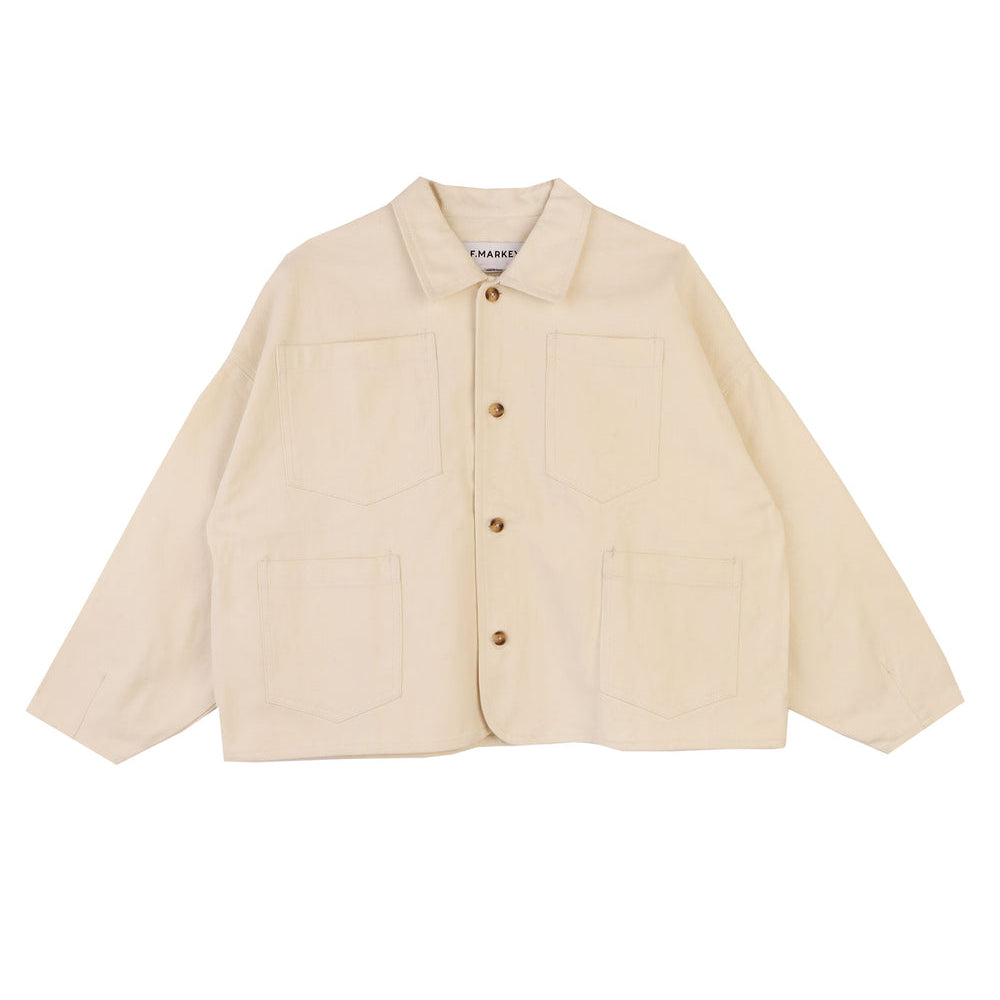 L.F. Markey Carson Chore Coat Ecru
