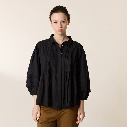 Leon & Harper Chimi Blouse Carbone