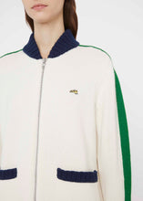 Load image into Gallery viewer, Bella Freud Bomber Jacket Cream / Green
