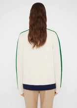 Load image into Gallery viewer, Bella Freud Bomber Jacket Cream / Green
