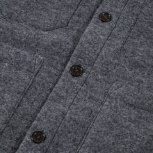 Load image into Gallery viewer, Universal Works Wool Fleece Cardigan Grey Marl
