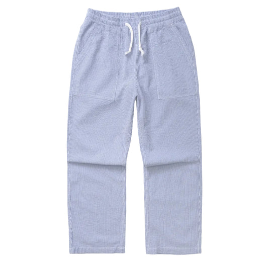 Service Works Seersucker Chef Pants Navy Stripe