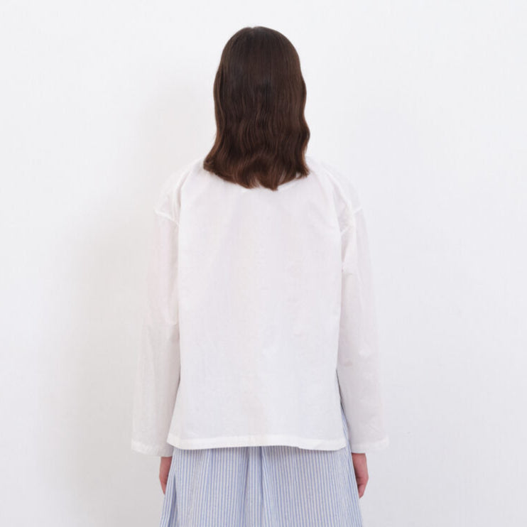 Cawley Studio Japanese Cotton Dorothy Shirt White