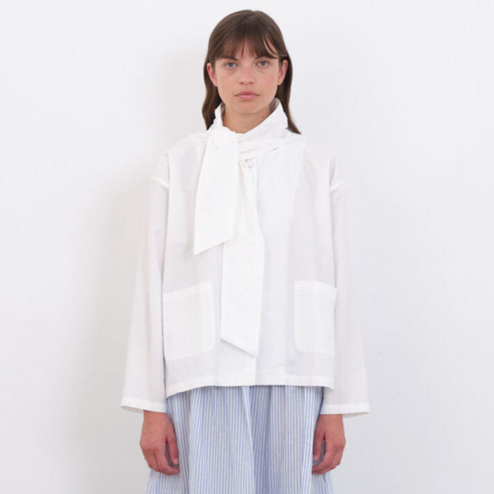 Cawley Studio Japanese Cotton Dorothy Shirt White