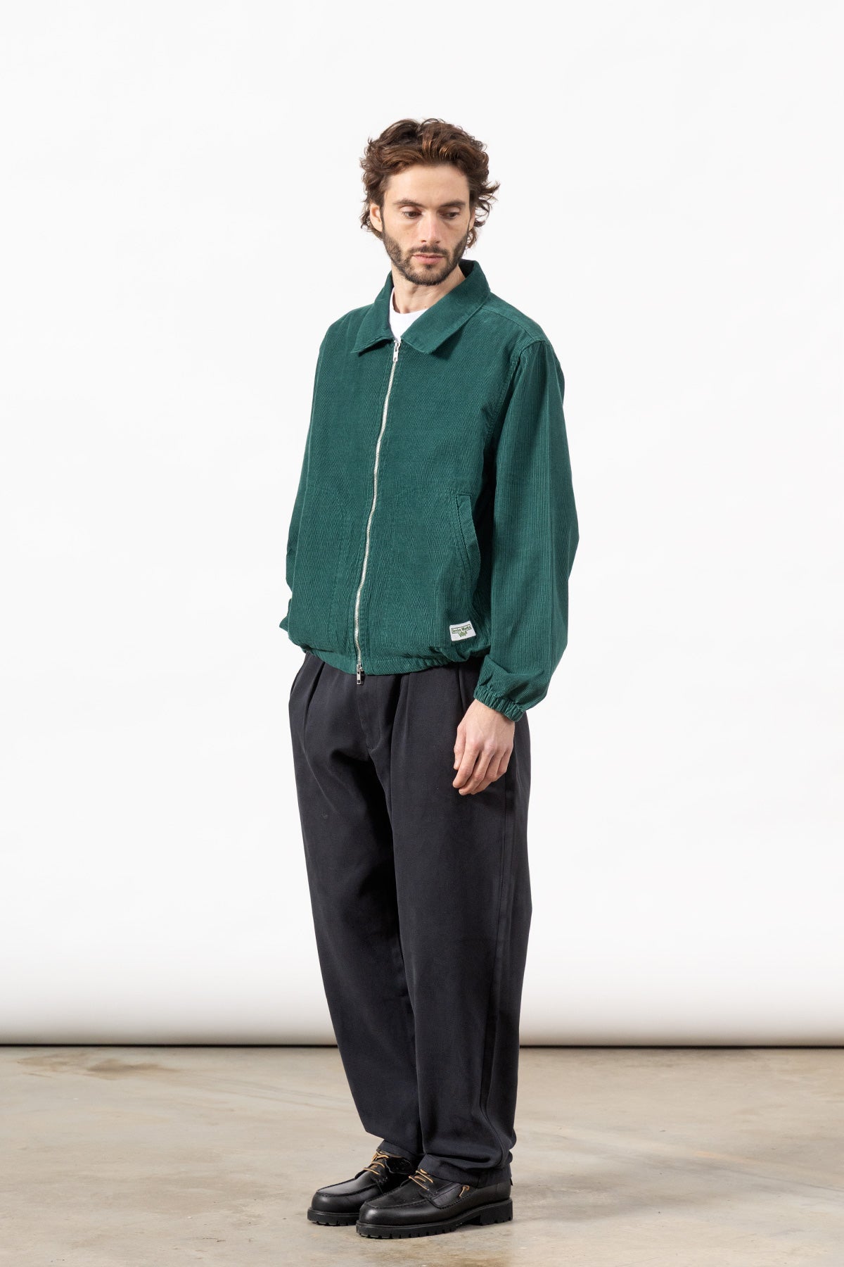 Service Works Fine Cord Work Jacket Green
