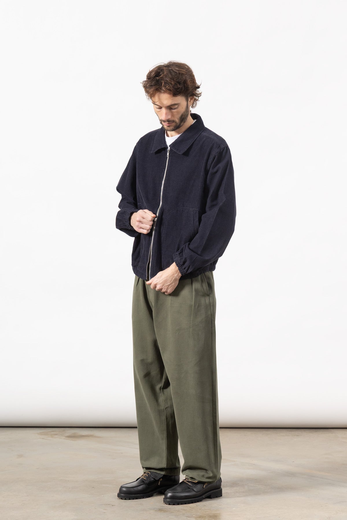 Service Works Fine Cord Work Jacket Dark Navy