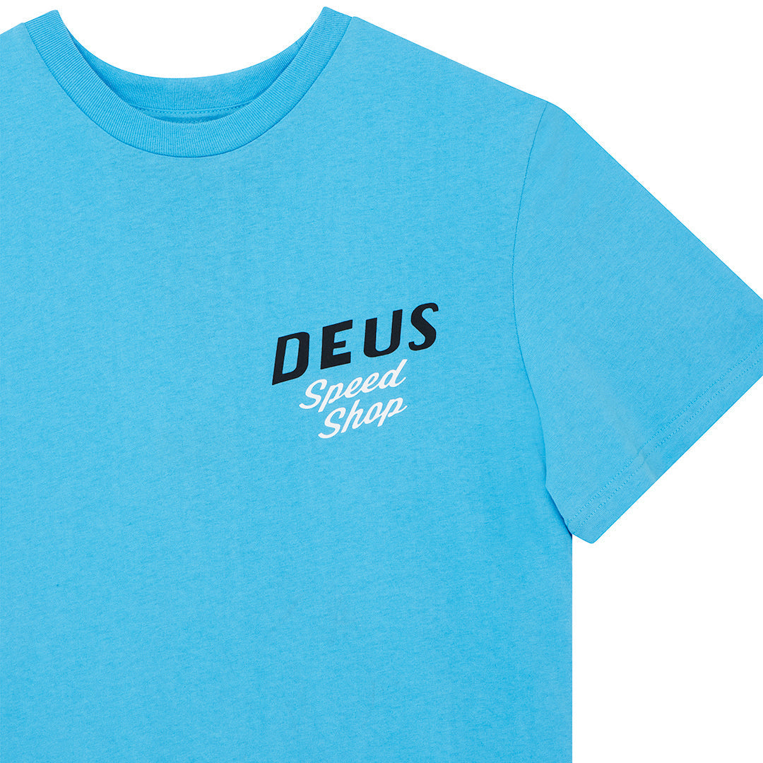Deus Ex Machina Dogleg Tee Bonnie Blue