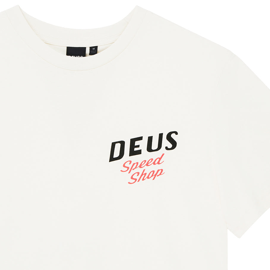 Deus Ex Machina Dogleg Tee Dirty White