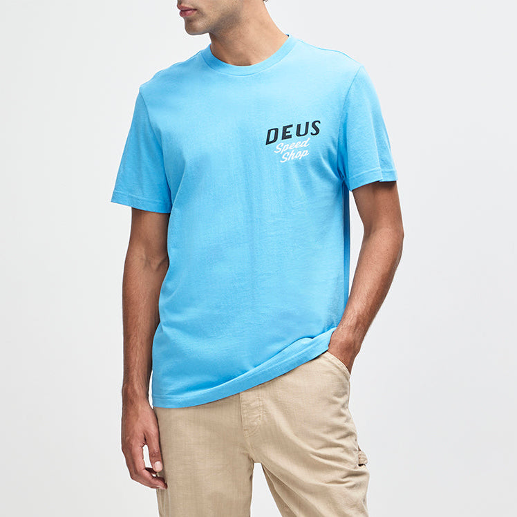 Deus Ex Machina Dogleg Tee Bonnie Blue