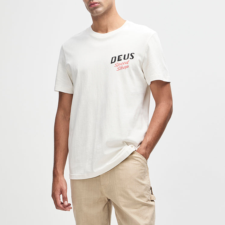 Deus Ex Machina Dogleg Tee Dirty White