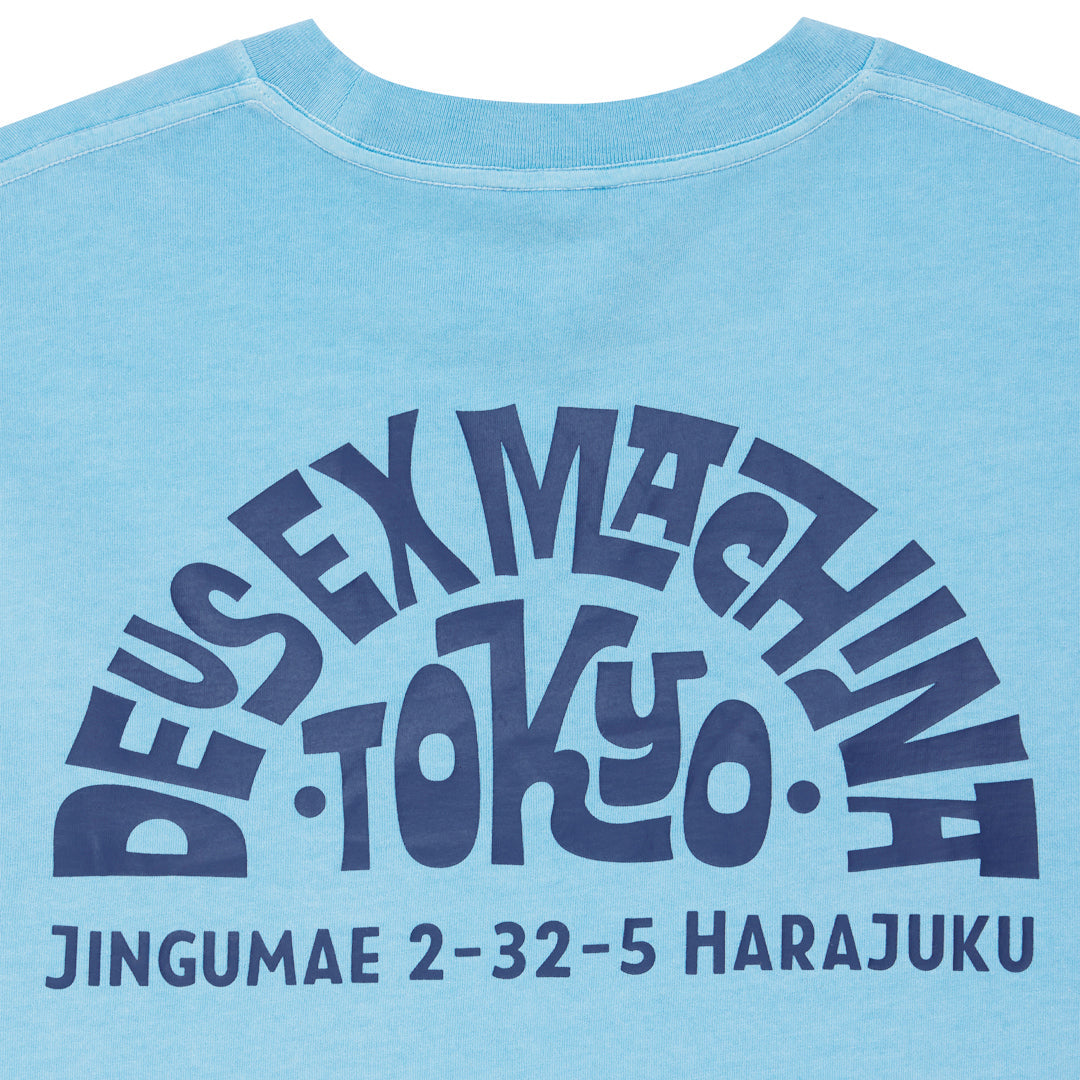 Deus Ex Machina Tokyo Address Tee Bonnie Blue