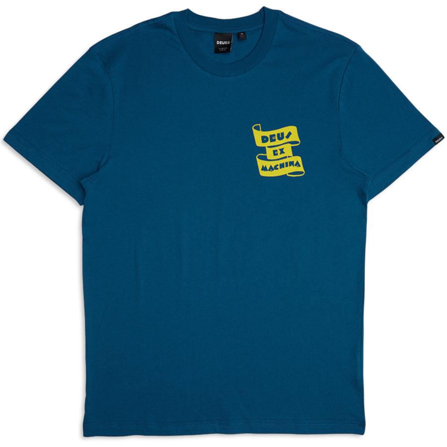 Deus Ex Machina Four Feet Tee Moroccan Blue