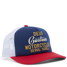 Load image into Gallery viewer, Deus Ex Machina Kamli Trucker Navy Combo
