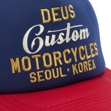 Load image into Gallery viewer, Deus Ex Machina Kamli Trucker Navy Combo
