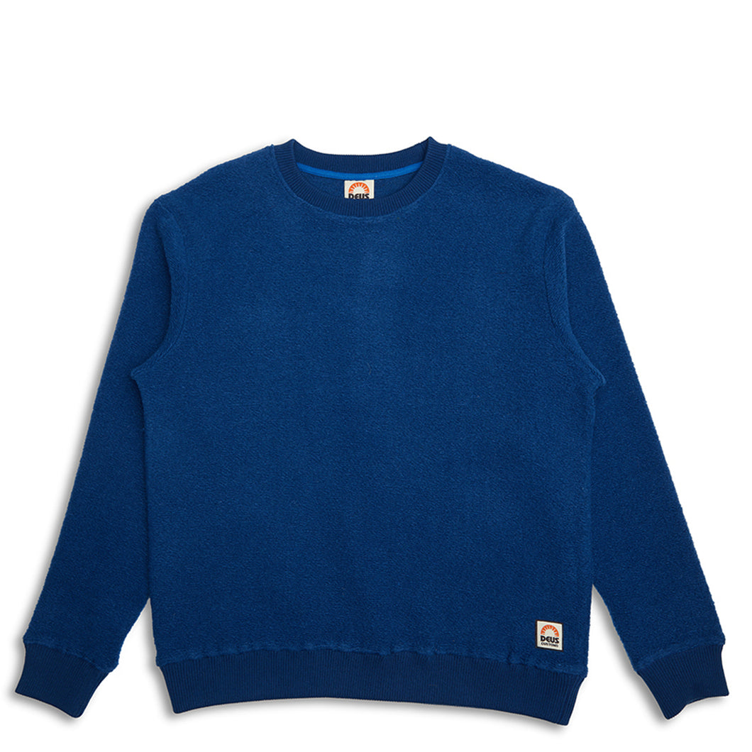 Deus Ex Machina Reo Textured Fleece Blue