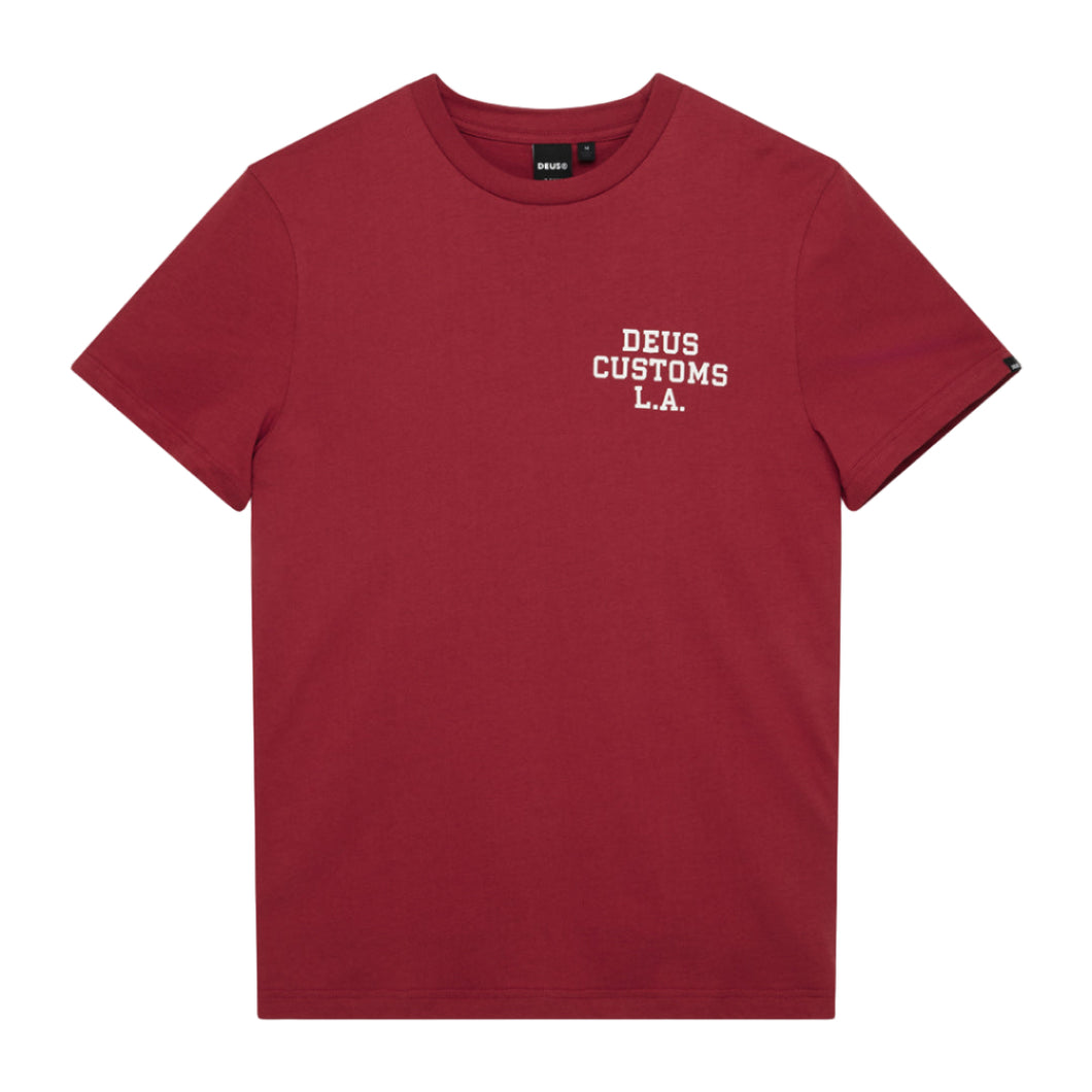 Deus Ex Machina Quickbeak Tee Lava Falls Red