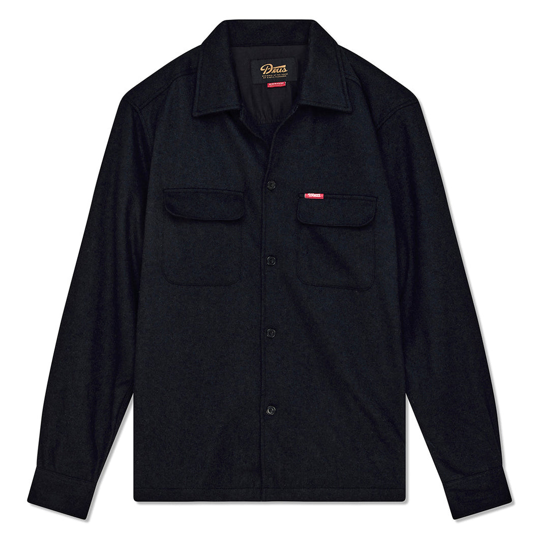 Deus Ex Machina Clayton Wool Shirt Black