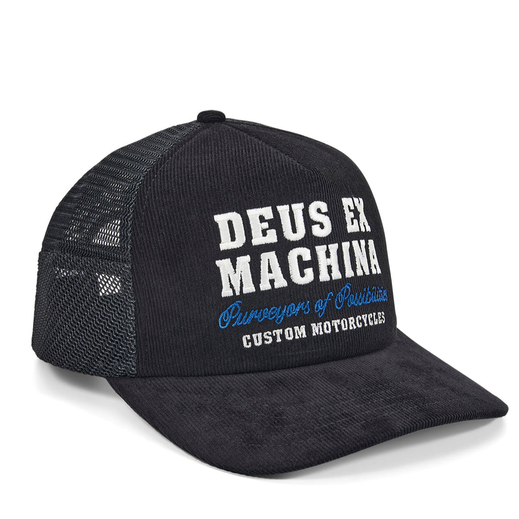 Deus Ex Machina Gumshoe Cord Trucker Black