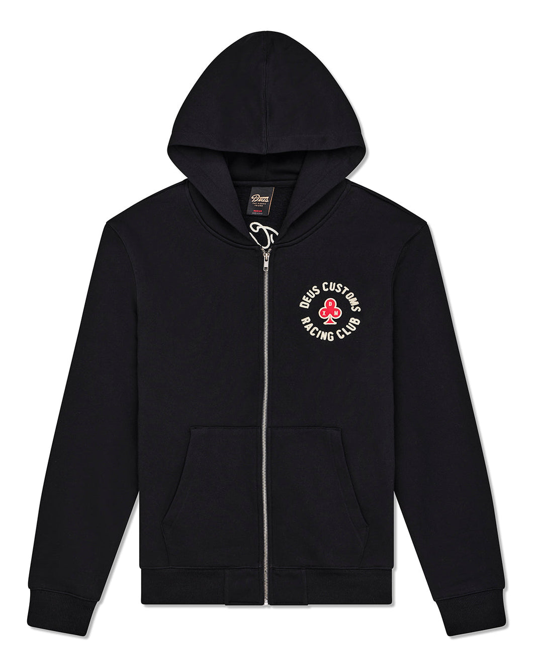 Deus Ex Machina Basto Zip Hoodie Black