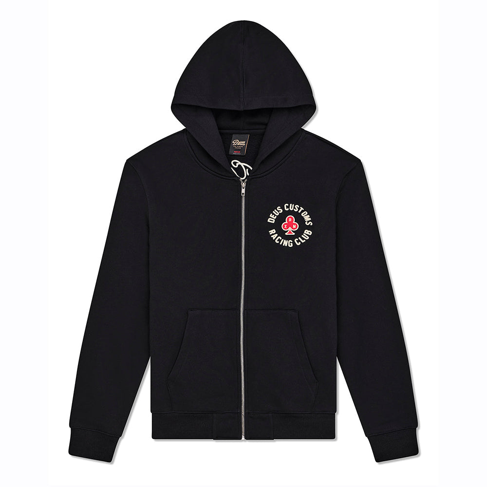 Deus Ex Machina Basto Zip Hoodie Black