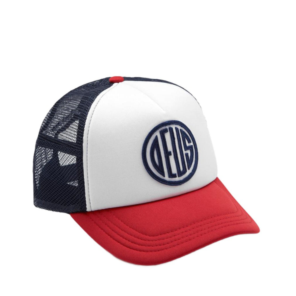 Deus Ex Machina Pill Trucker Red Navy