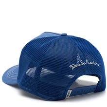 Load image into Gallery viewer, Deus Ex Machina Overbite Trucker Mechanic Blue
