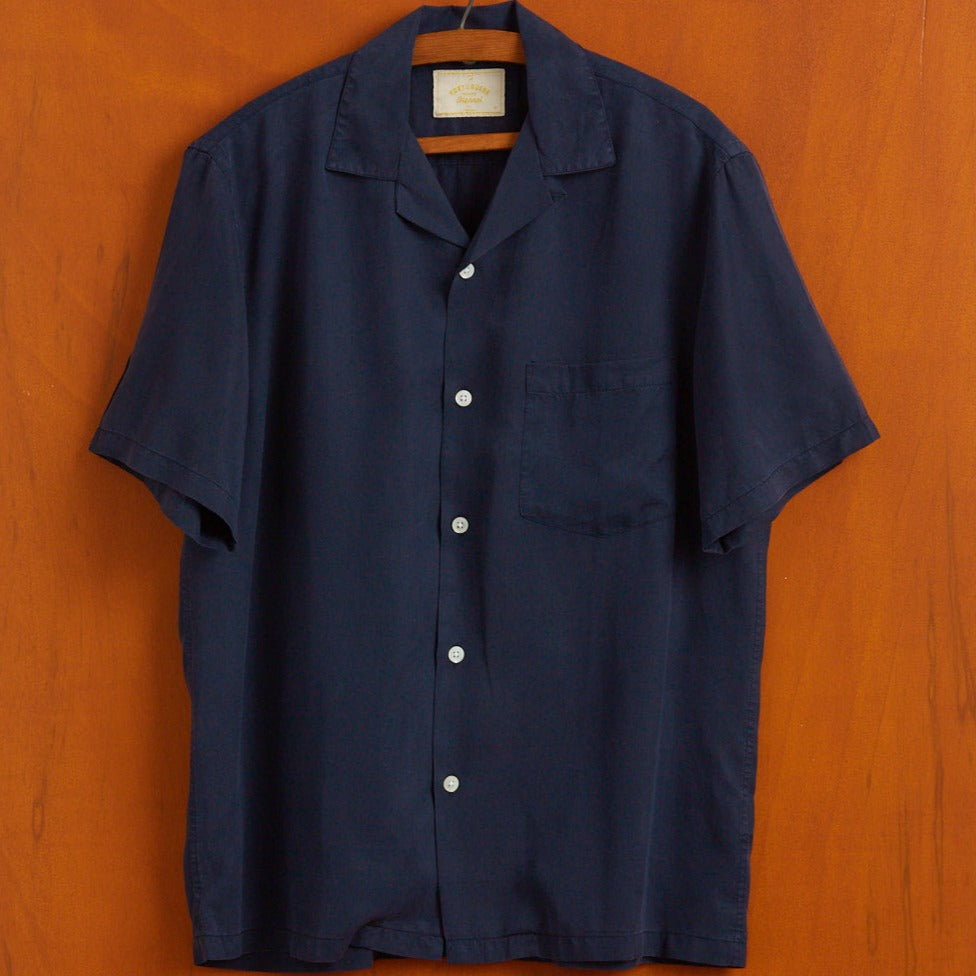 Portuguese Flannel Dogtown SS Shirt Navy