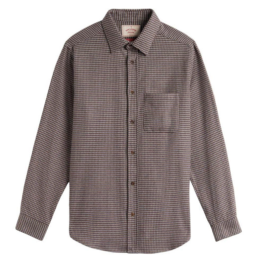 Portuguese Flannel Dylan LS Shirt Blue / Bordeaux