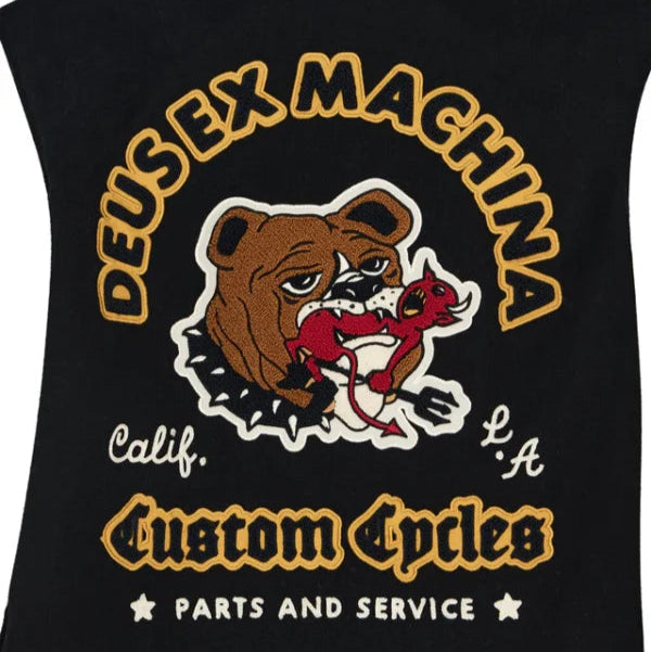 Deus Ex Machina Sourmug Coach Jacket Black / Whiter