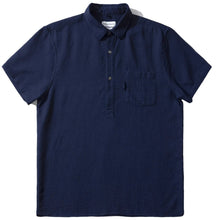 Load image into Gallery viewer, Edmmond Studios SS  Waffle Polo  Navy
