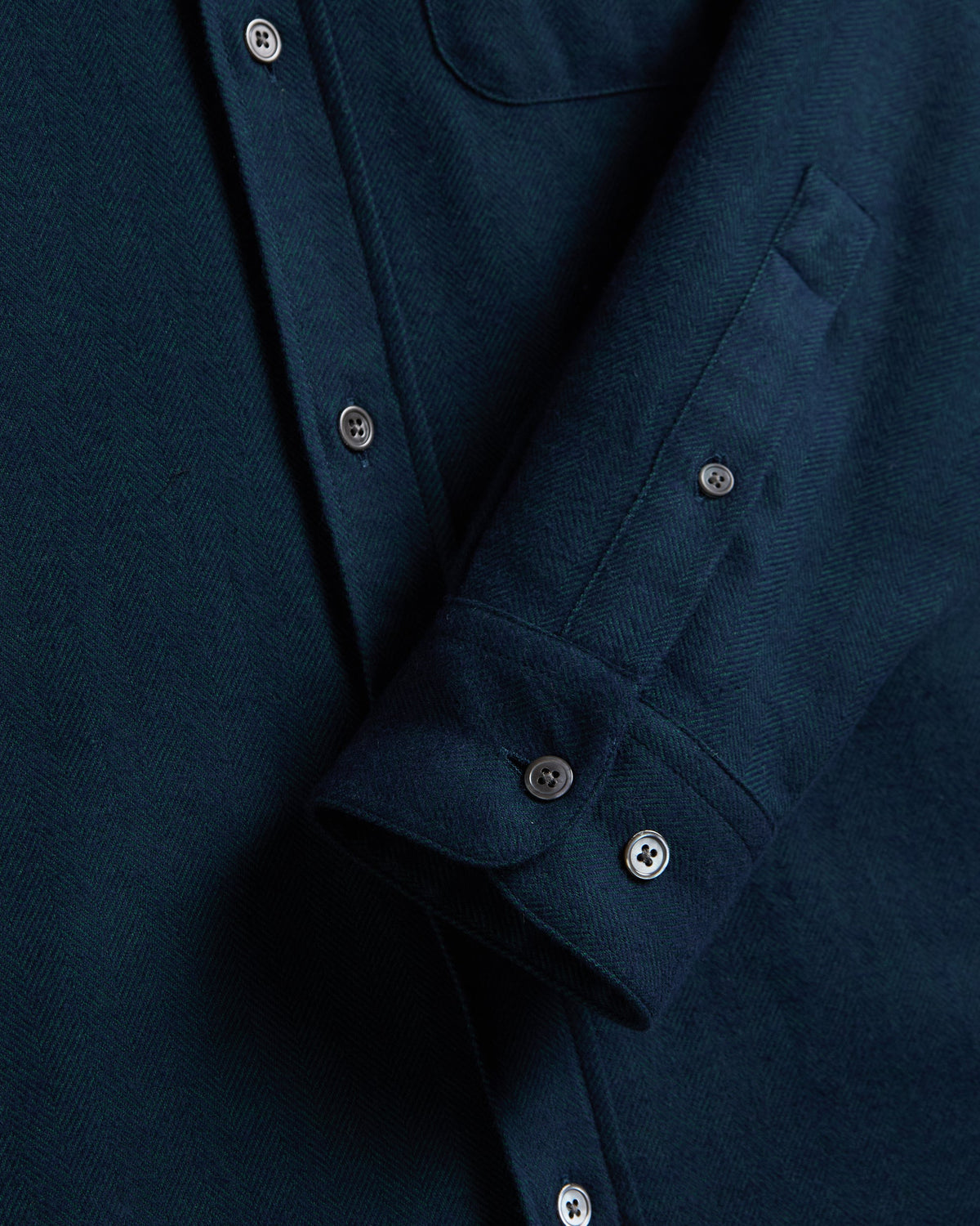 Portuguese Flannel Brushed Espiga LS Shirt Green