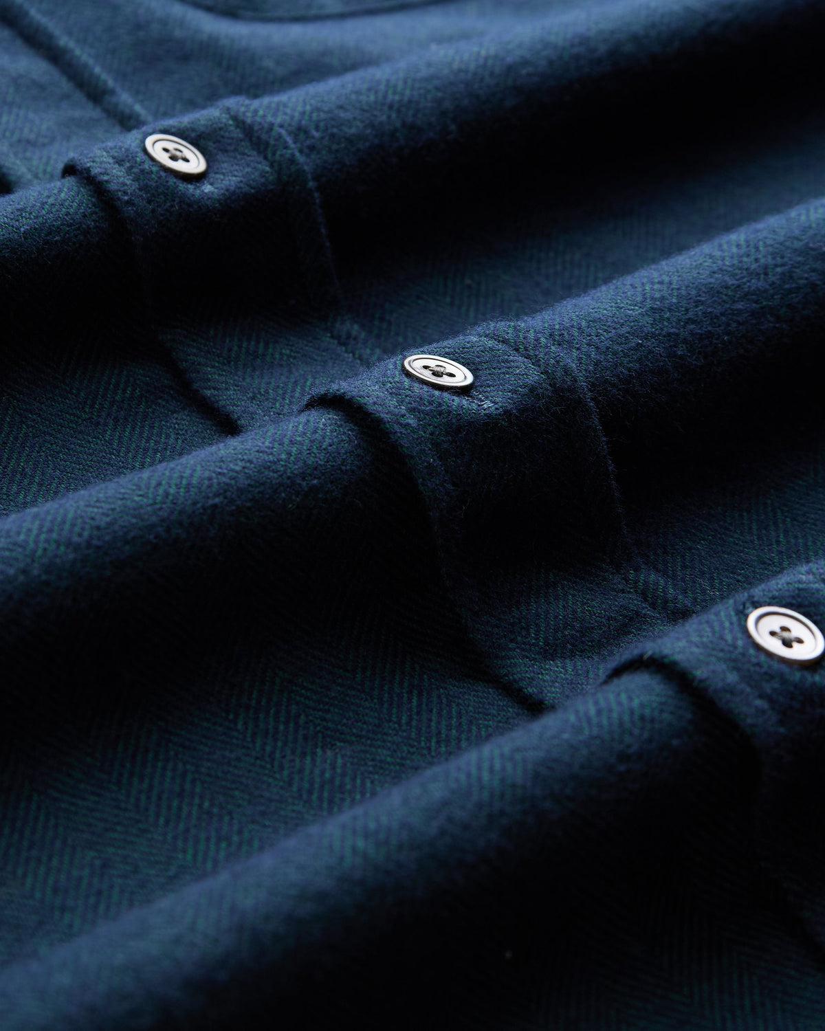 Portuguese Flannel Brushed Espiga LS Shirt Green