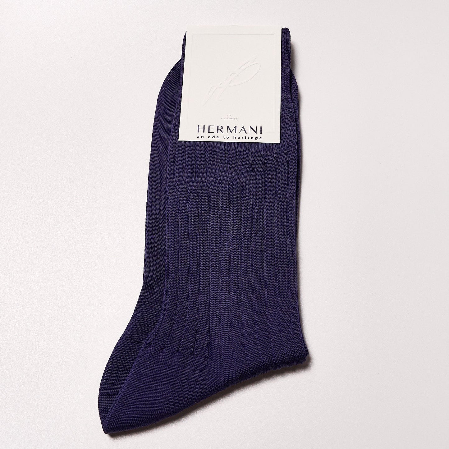 Hermani Filo Di Scozia Cotton Mid-Calf Viola