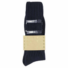 Load image into Gallery viewer, Escuyer Tie Dye Socks Indigo Dyed Socks
