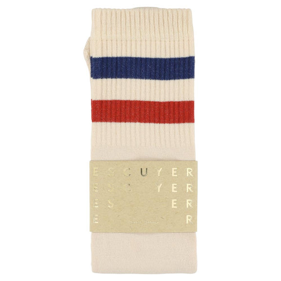 Escuyer Tube Socks Ecru /  France