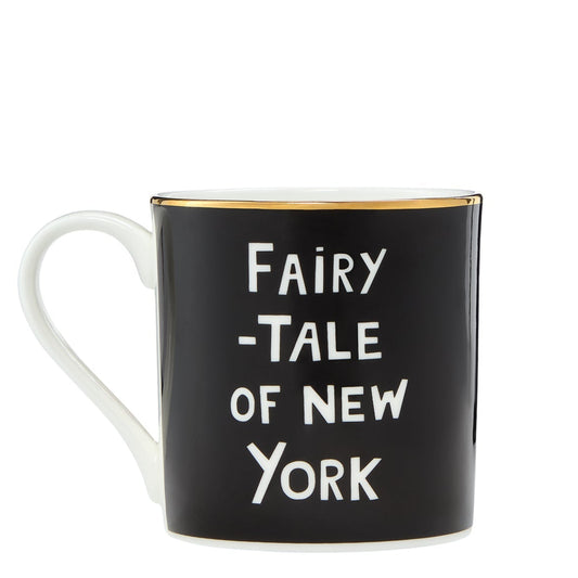Bella Freud Fairytale Of New York Mug Black