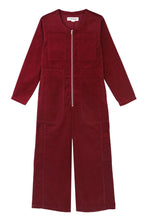 Load image into Gallery viewer, L.F.Markey Felix Corduroy Boilersuit Burgundy
