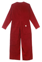 Load image into Gallery viewer, L.F.Markey Felix Corduroy Boilersuit Burgundy
