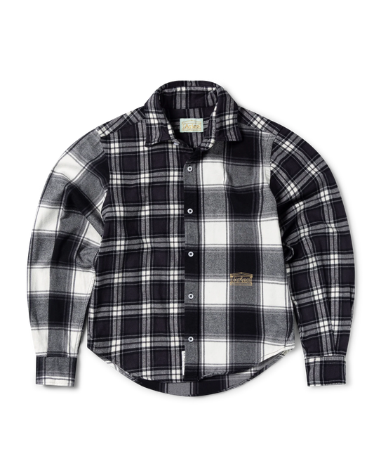Aries Brushed Flannel Patchwork LS Shirt