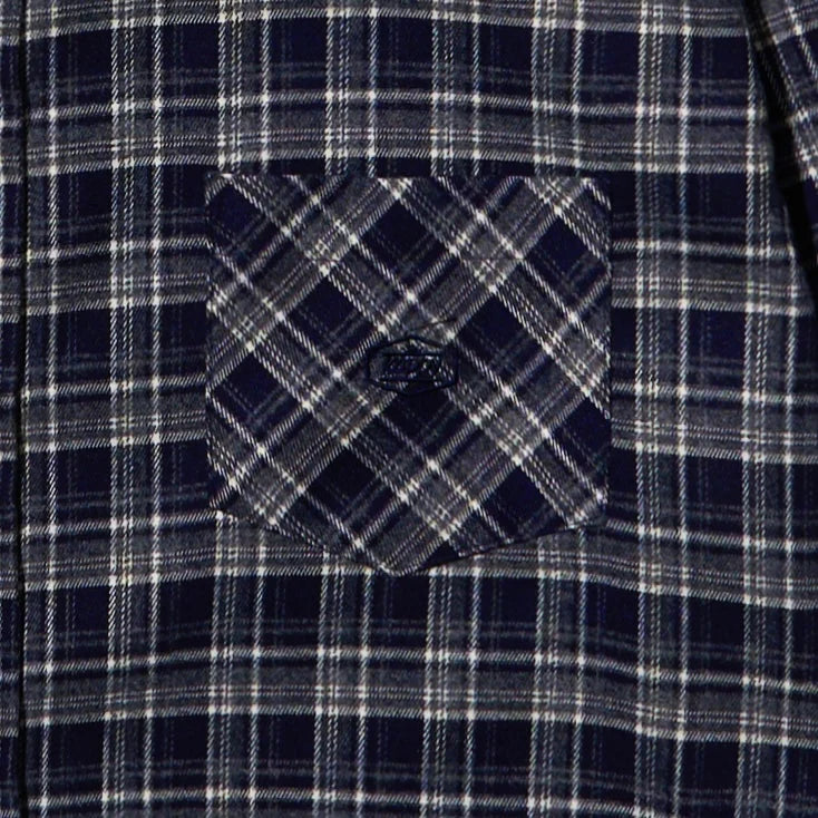 Kappy Flannel Check Shirt Navy