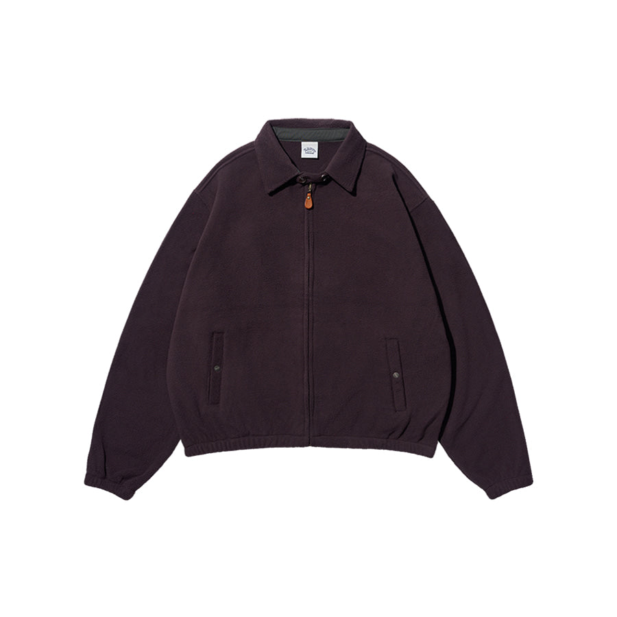 Kappy Fleece Bomber Jacket Brown