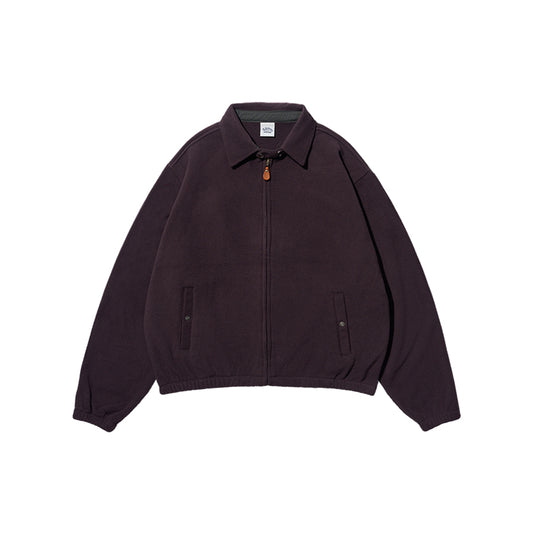 Kappy Fleece Bomber Jacket Brown
