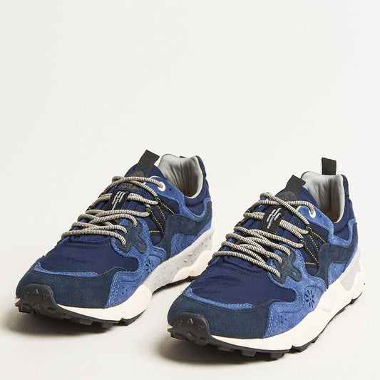 Flower Mountain Yamano 3 Cow Velour Blue-Bluette
