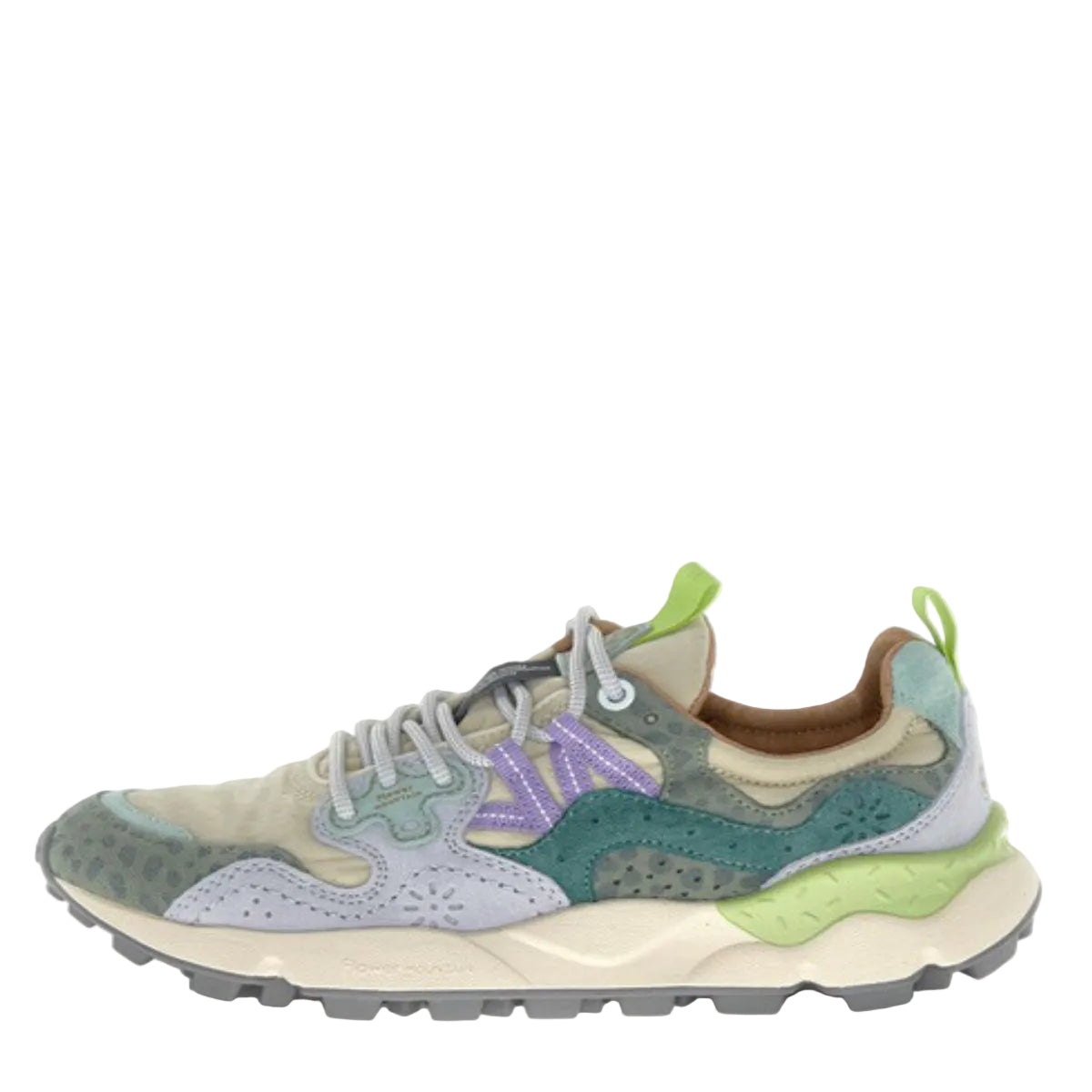 Flower Mountain W' Yamano 3 Suede/Nylon Anamalier Taupe-Green