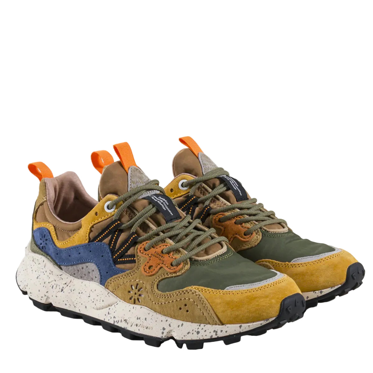 Flower Mountain Yamano 3 Unisex Suede Canvas Yellow-Kaki-Beige