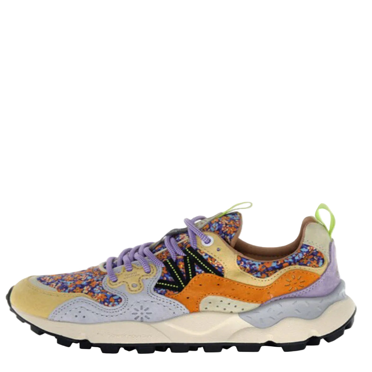 Flower Mountain W' Yamano 3 Suede/Nylon Yellow - Light Blue - Zucca